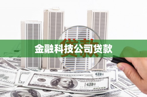 北关金融科技公司贷款