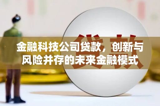 北关金融科技公司贷款，创新与风险并存的未来金融模式