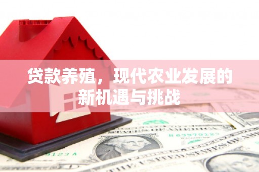 北关贷款养殖，现代农业发展的新机遇与挑战