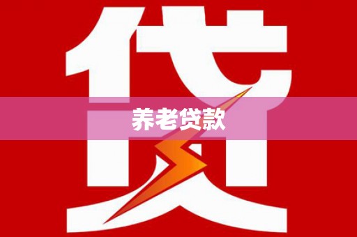 北关养老贷款