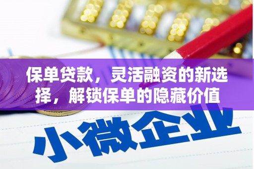 北关保单贷款，灵活融资的新选择，解锁保单的隐藏价值