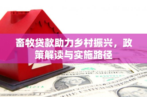 北关畜牧贷款助力乡村振兴，政策解读与实施路径