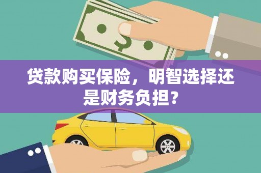 北关贷款购买保险，明智选择还是财务负担？