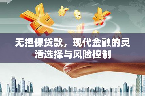 北关无担保贷款，现代金融的灵活选择与风险控制
