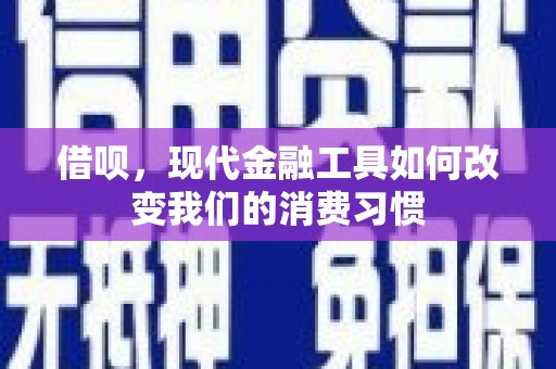 北关借呗，现代金融工具如何改变我们的消费习惯