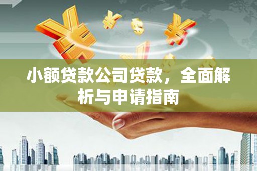 北关小额贷款公司贷款，全面解析与申请指南