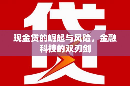北关现金贷的崛起与风险，金融科技的双刃剑