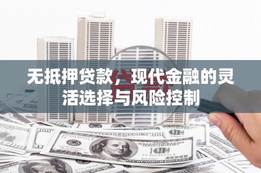 北关无抵押贷款，现代金融的灵活选择与风险控制
