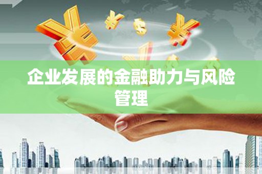 北关企业发展的金融助力与风险管理
