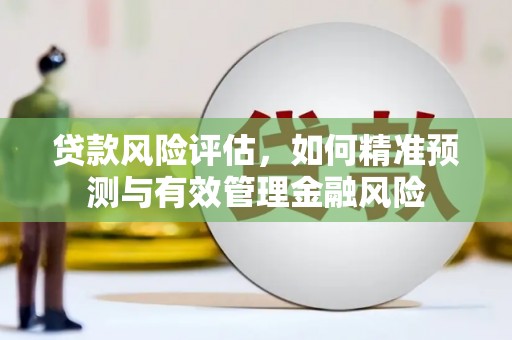 北关贷款风险评估，如何精准预测与有效管理金融风险