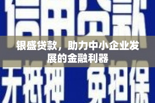 北关银盛贷款，助力中小企业发展的金融利器