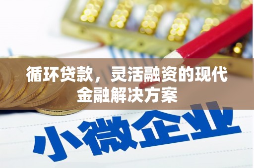 北关循环贷款，灵活融资的现代金融解决方案