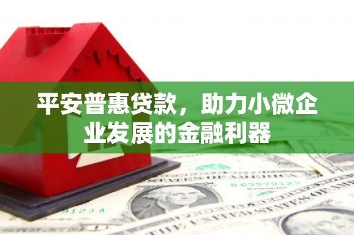 北关平安普惠贷款，助力小微企业发展的金融利器