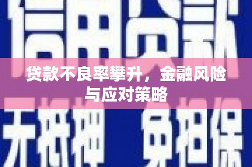 北关贷款不良率攀升，金融风险与应对策略