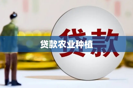北关贷款农业种植