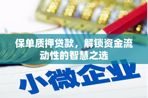 北关保单质押贷款，解锁资金流动性的智慧之选