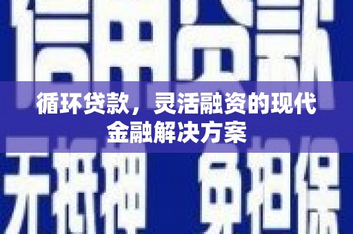 北关循环贷款，灵活融资的现代金融解决方案