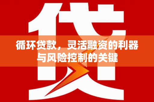 北关循环贷款，灵活融资的利器与风险控制的关键
