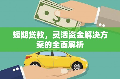 北关短期贷款，灵活资金解决方案的全面解析