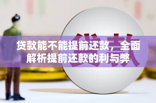 北关贷款能不能提前还款，全面解析提前还款的利与弊