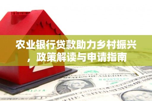 北关农业银行贷款助力乡村振兴，政策解读与申请指南
