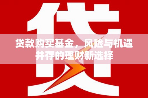 北关贷款购买基金，风险与机遇并存的理财新选择