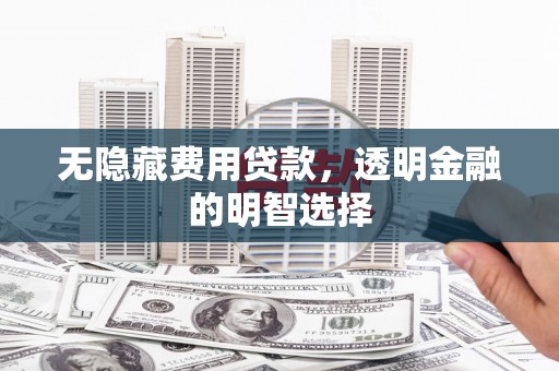 北关无隐藏费用贷款，透明金融的明智选择