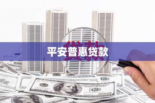 北关平安普惠贷款