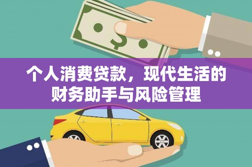 北关个人消费贷款，现代生活的财务助手与风险管理