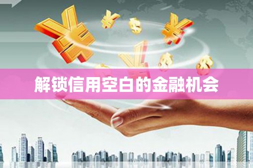 北关解锁信用空白的金融机会