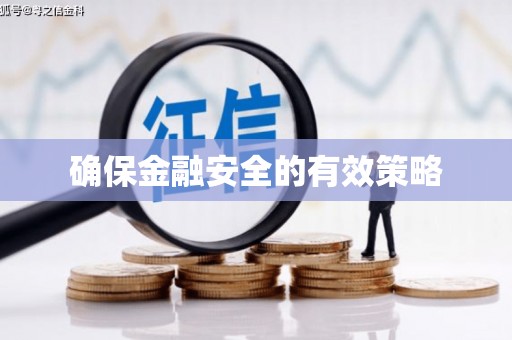 北关确保金融安全的有效策略
