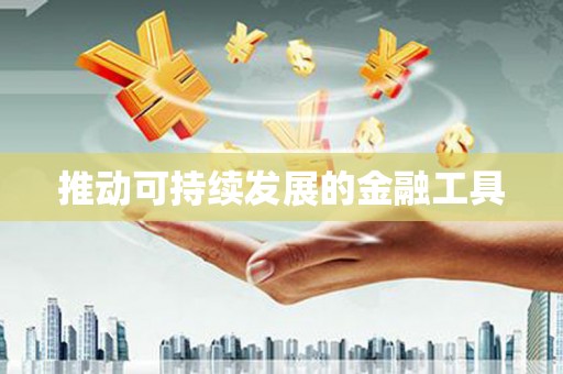 北关推动可持续发展的金融工具