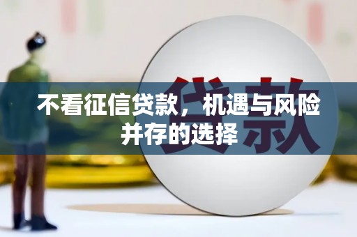 北关不看征信贷款，机遇与风险并存的选择
