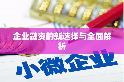 北关企业融资的新选择与全面解析