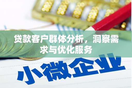 北关贷款客户群体分析，洞察需求与优化服务